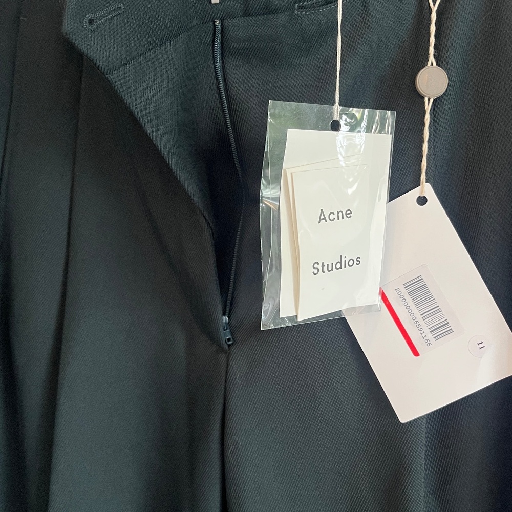 Acne Studios Dark Green Trousers/Pants